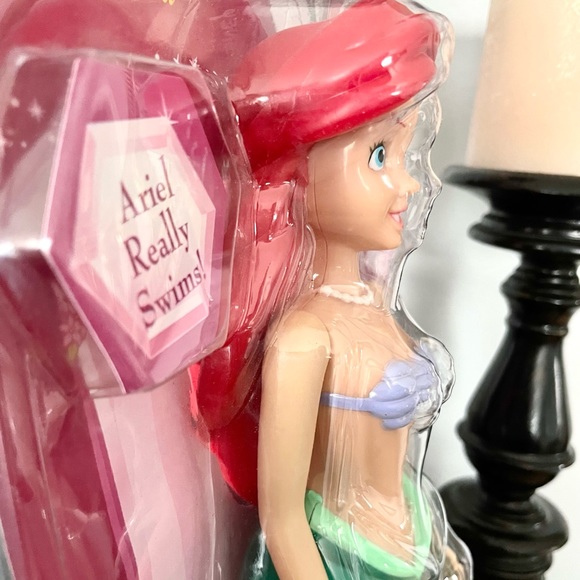 New RARE 13” Disney Princess Swimming Adventures Little Mermaid Ariel Doll - Picture 7 of 8